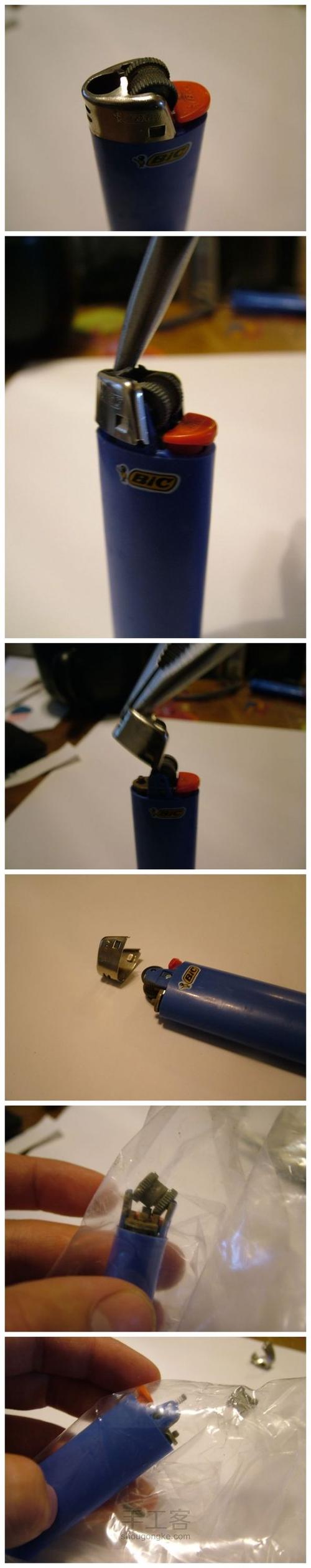 zippo打火机更换打火石的正确方法