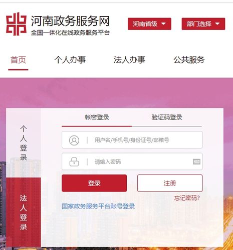 河南省服务网官网