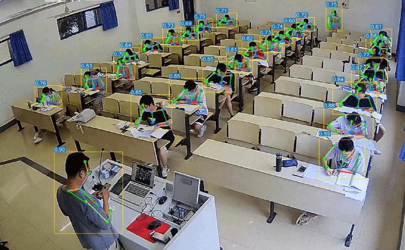 网上考试摄像头范围