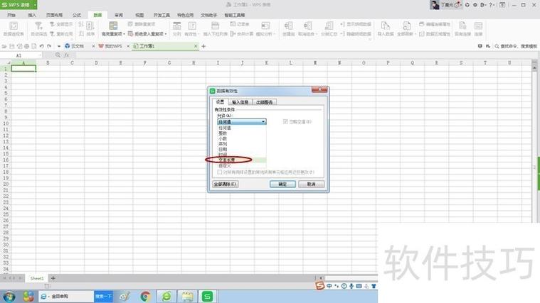 限制单元格输入数值