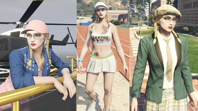 gta5女神服装搭配