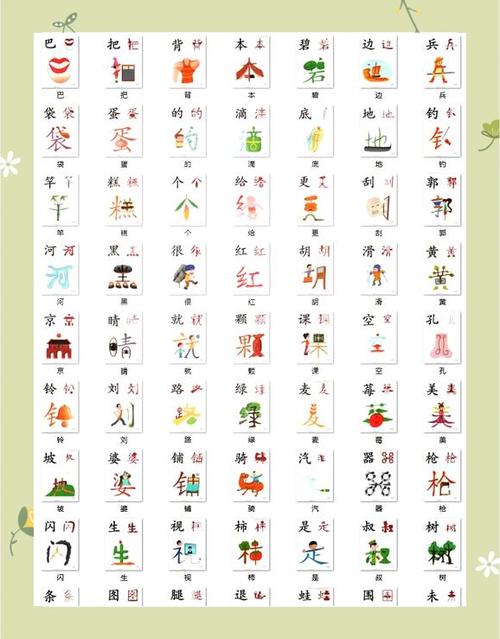 一年级的识字方法
