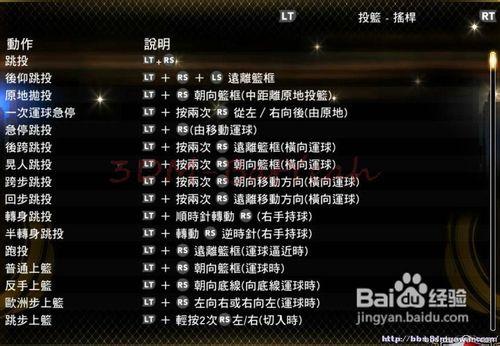nba2k12按键翻译图文