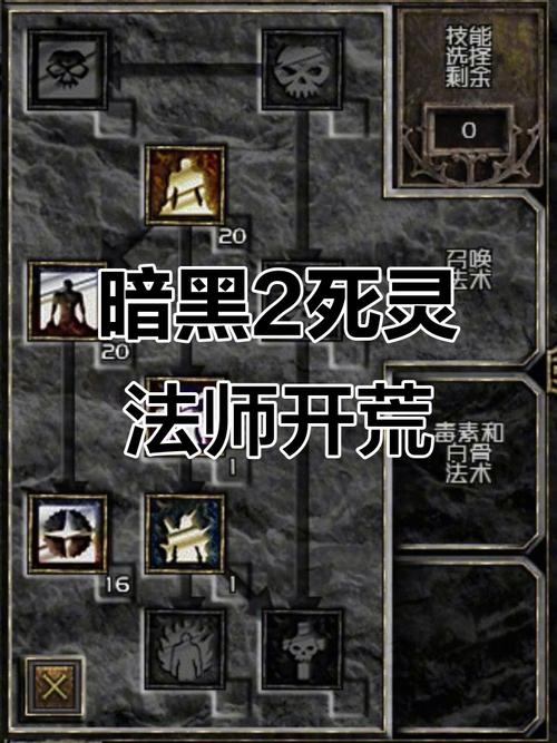 暗黑2死灵法师加点顺序