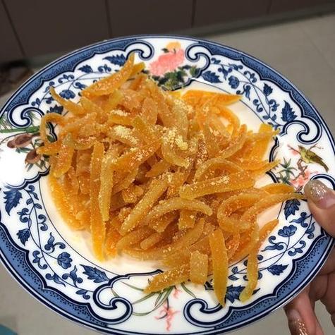 橙子皮糖