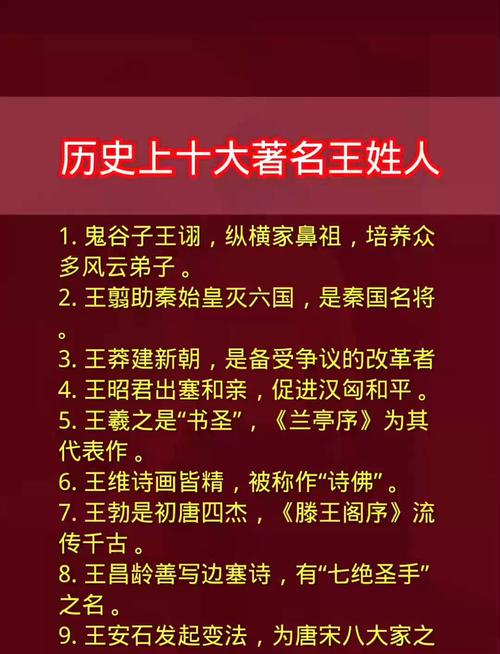 王姓开国将军名单