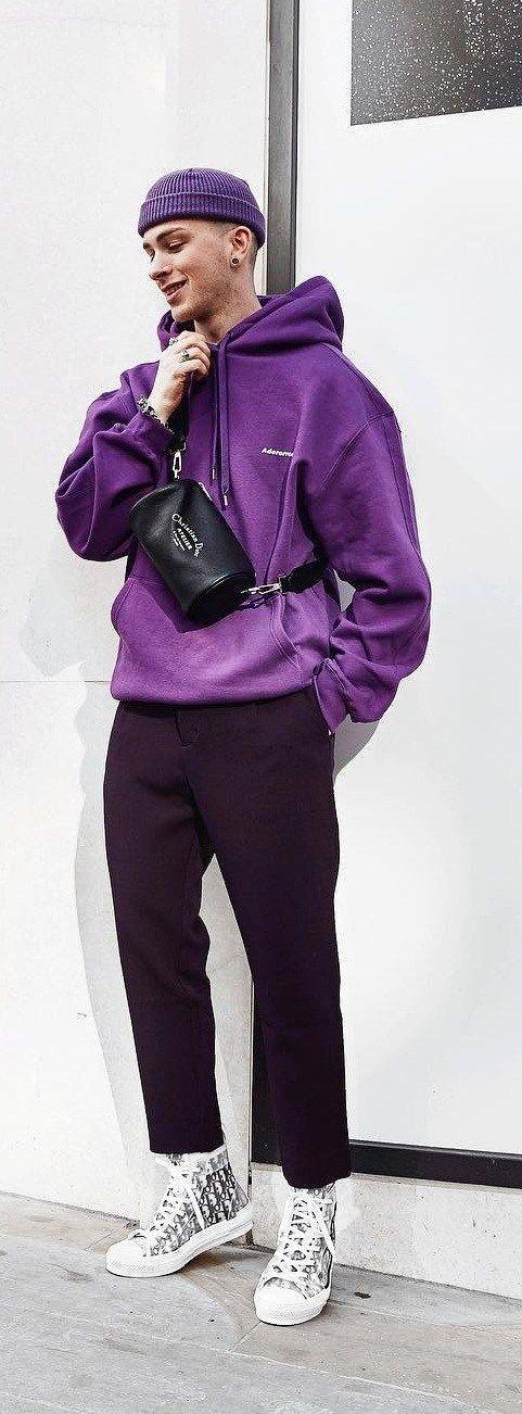 男士穿紫色的很丢人吗
