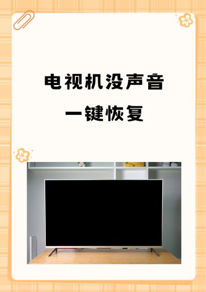 电视一直显示静音标志