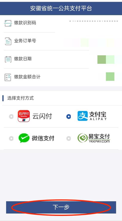 统一支付公共平台缴费