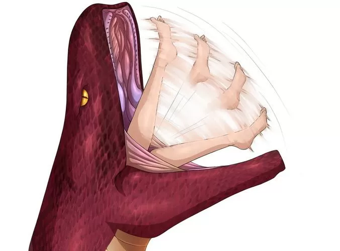 3D还原蟒蛇吃人模拟器