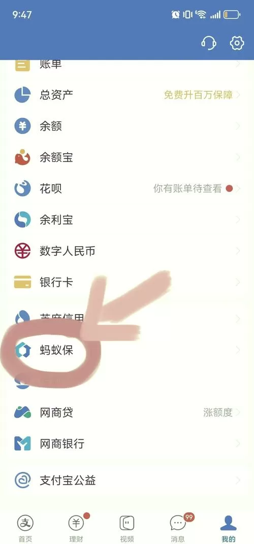 支付宝买的保险怎么退