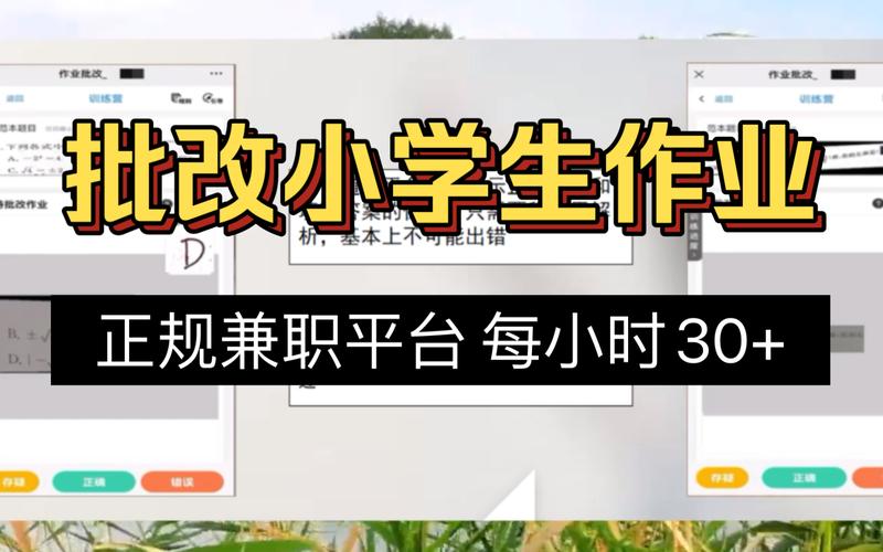 线上批改作业兼职赚钱升级版