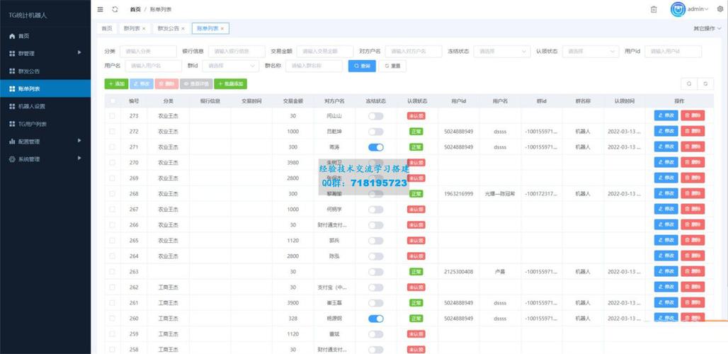 TG框架版本