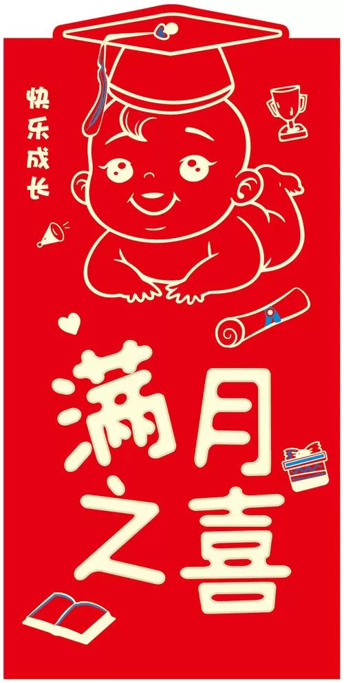 小宝宝满月红包祝福语