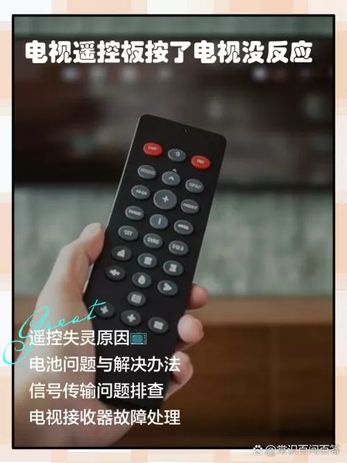 电视遥控按了电视没反应