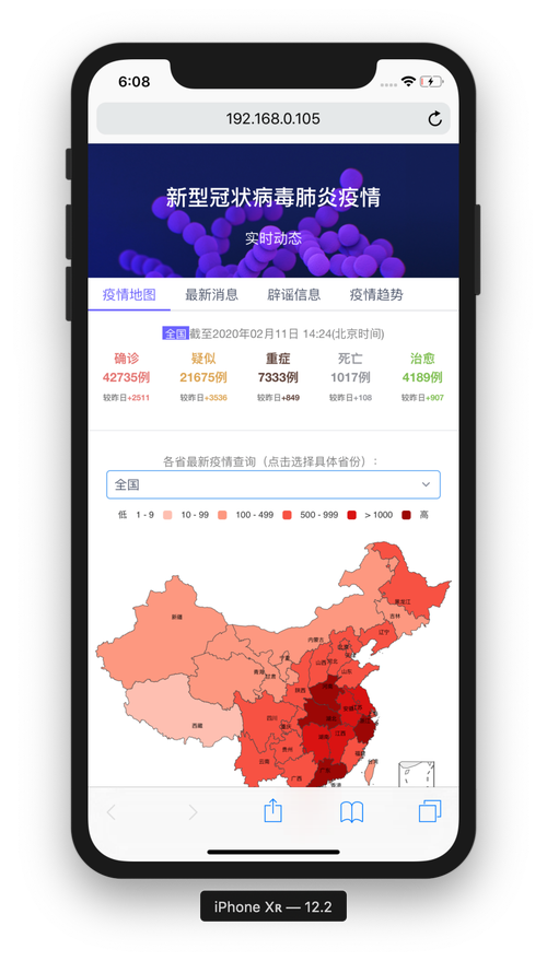 新型冠状病毒模拟