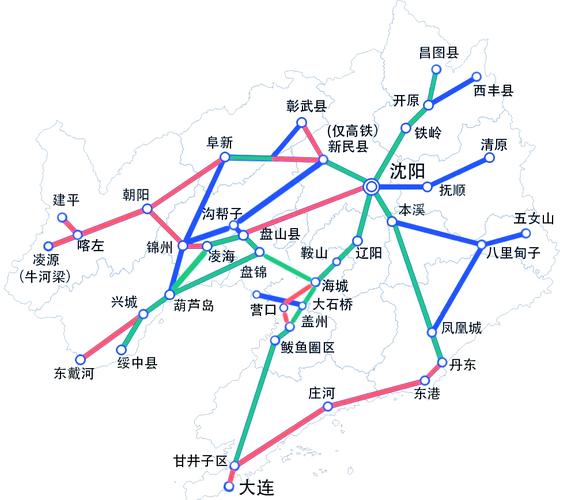辽宁省东部交通地图全图高清版
