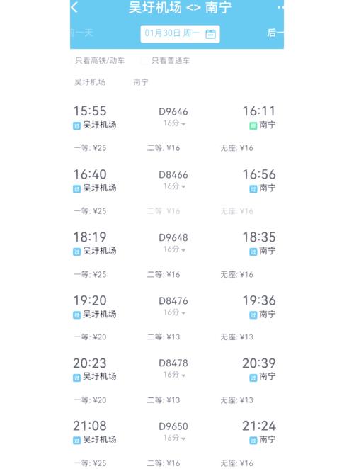吴圩机场到南宁站打车要多少钱